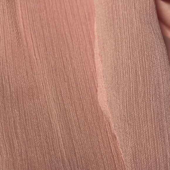 NWT Off Shoulder Hi Lo Chiffon Dress in Perfect Pink - Picture 13 of 13